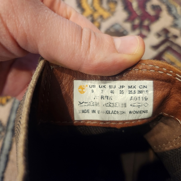 Timberland Suede Boots Size 9 - Picture 4 of 5